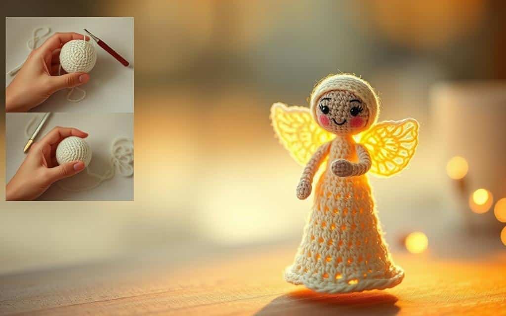 Krok po kroku szydełkowanie aniołka