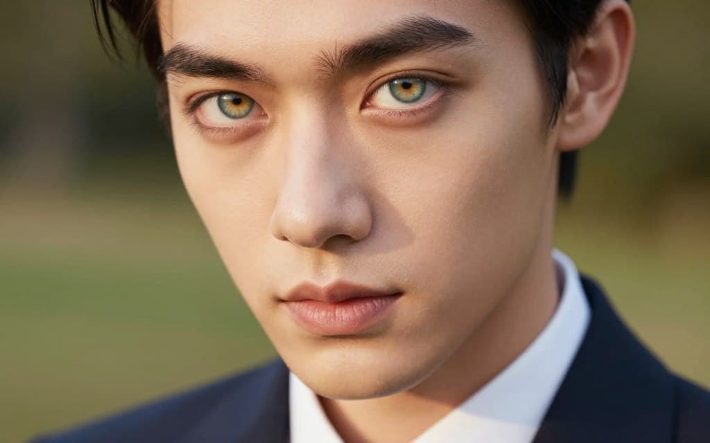 najrzadszy kolor oczu